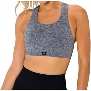 NEW ZENSAH women's sports bra in heather grey
